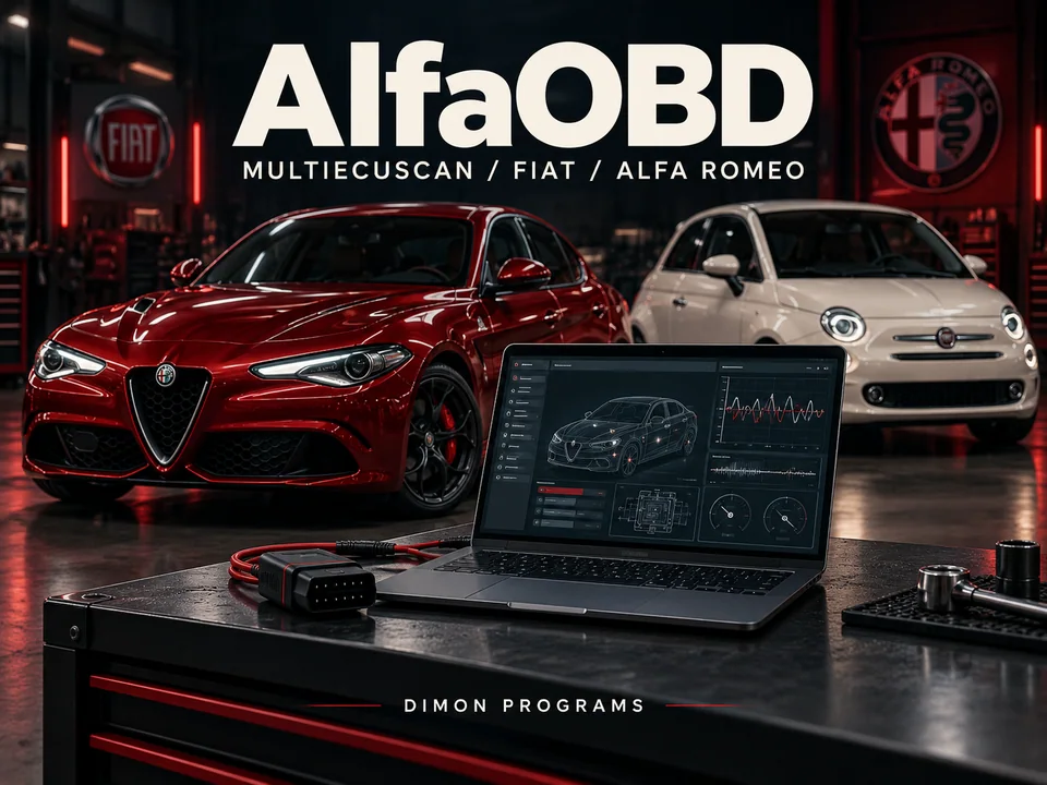 Fiat / Alfa Romeo: AlfaOBD, Multiecuscan